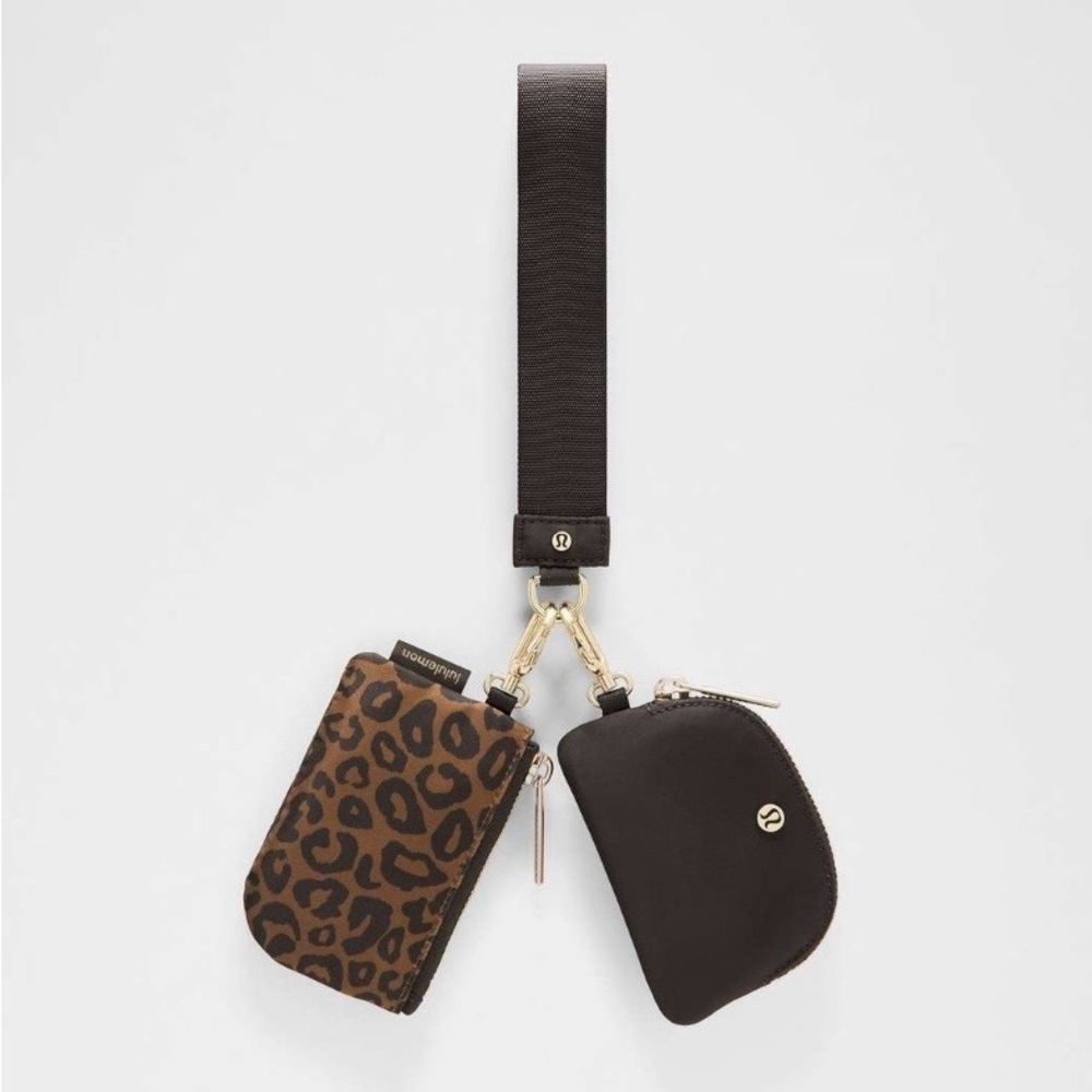 Leopard Print Wristlet Keychain